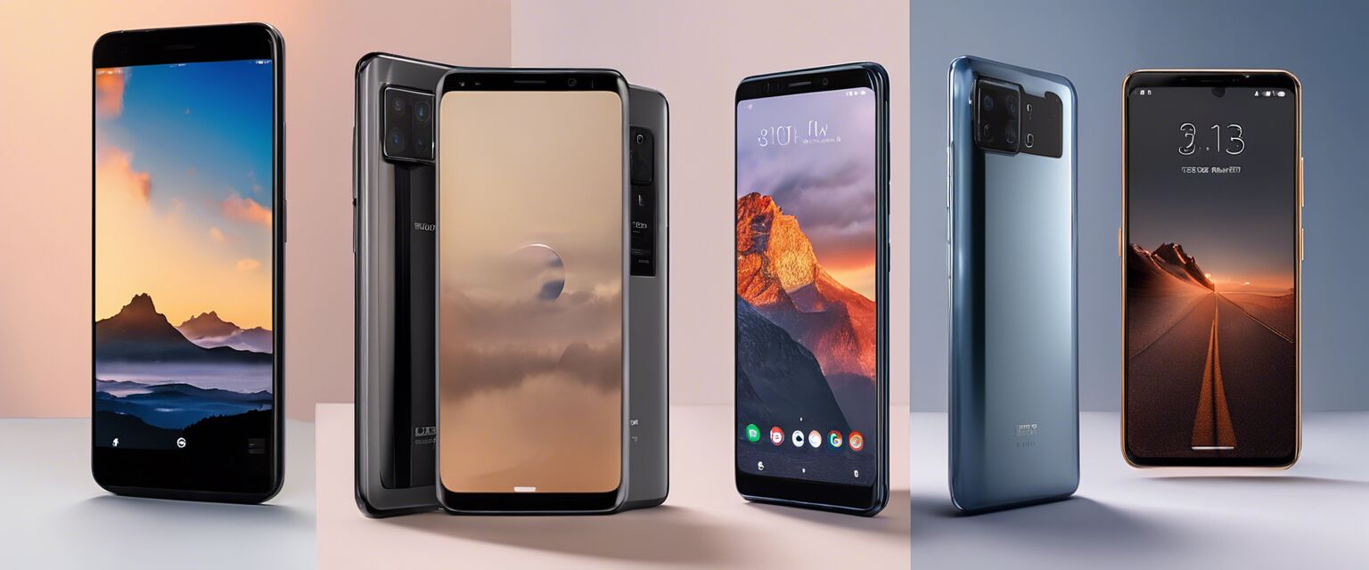 Collage of budget phones